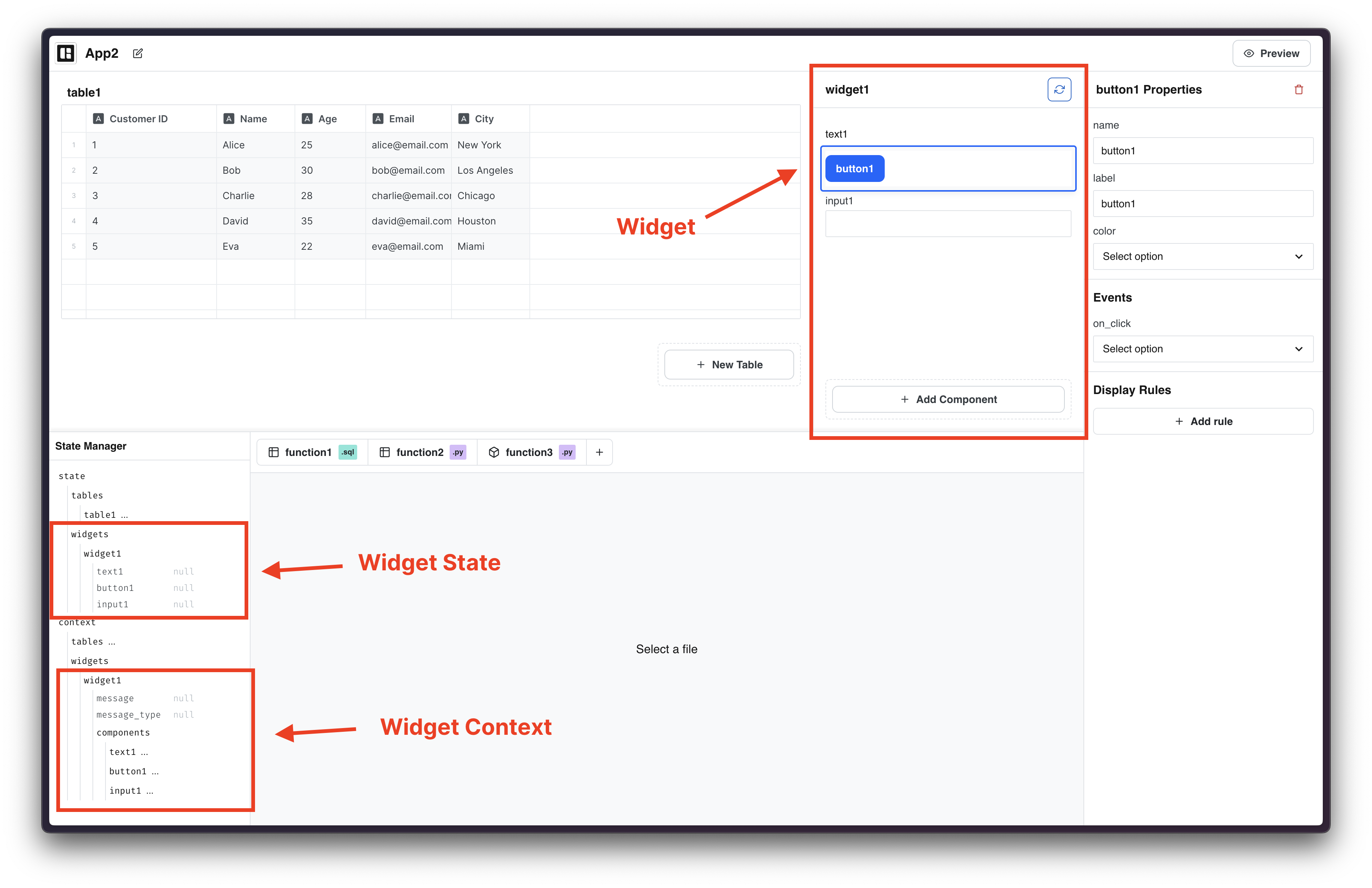 Widget State and Context
